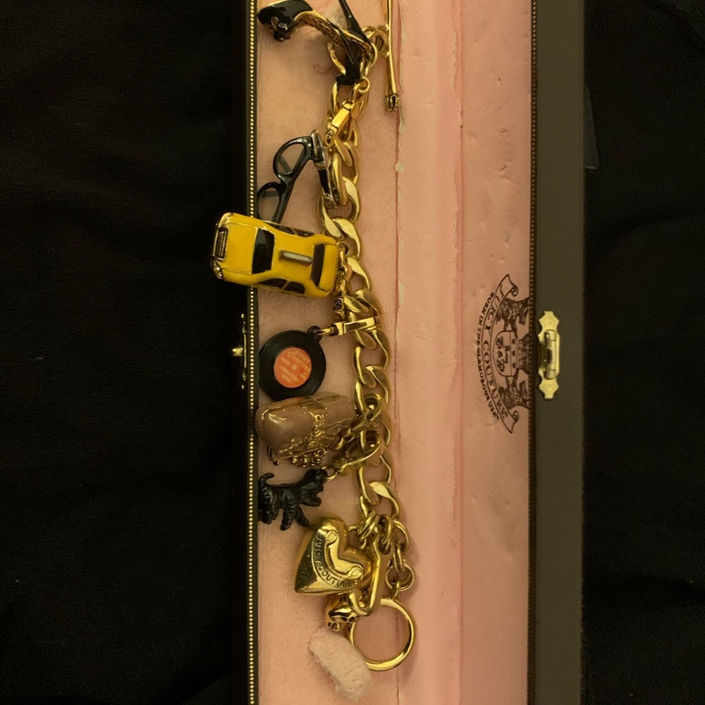 Y2K Juicy contour charm Bracelet